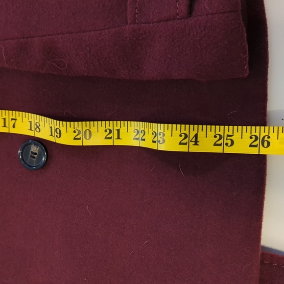 H&M Burgundy Fall/Winter Jacket - Picture 7 of 7